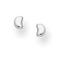 Pebble Stud Stacker Earrings Sterling Silver
