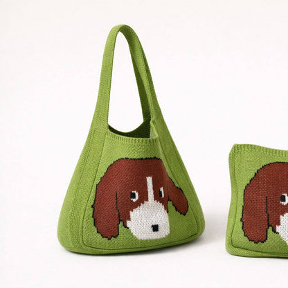 Willow the Country Puppy crochet Tote