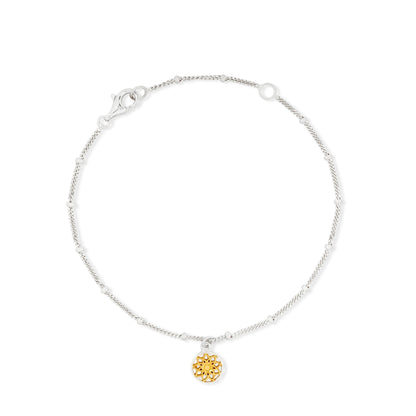 Mandala Gold and Silver Bracelet