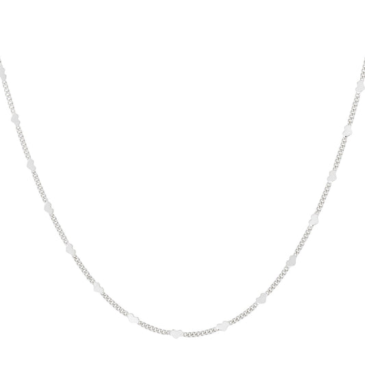 Heart Dainty Chain Silver