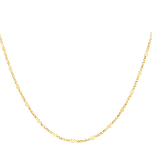 Heart Dainty Chain Gold