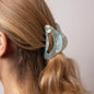Pearlescent Seafoam Claw Clip