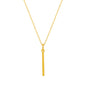 Minimalist Gold Bar Pendant