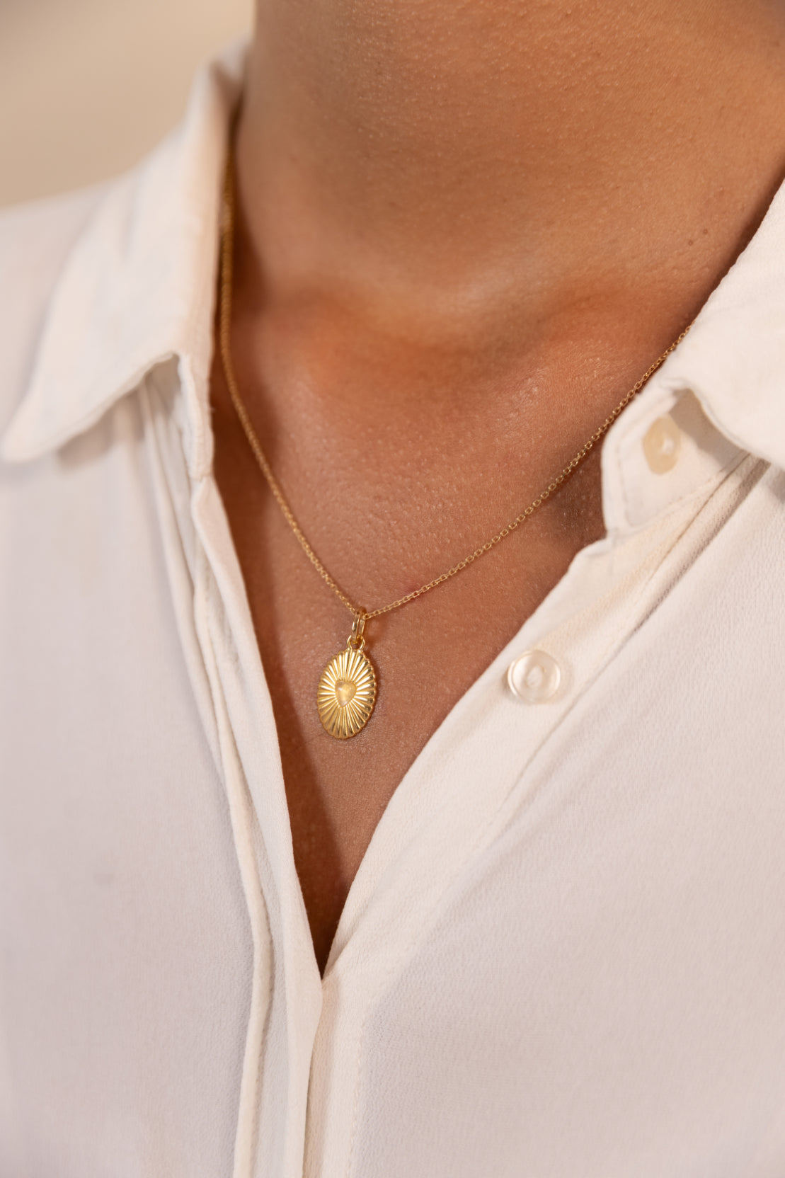 Gold Celeste Moonstone Heart Studs