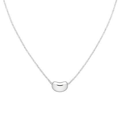 Pebble Adjustable Necklace Sterling Silver
