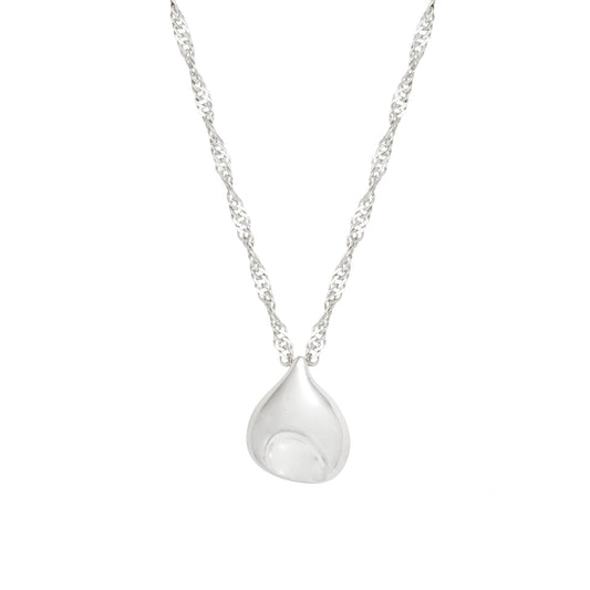 Petite Dimple Silver Necklace