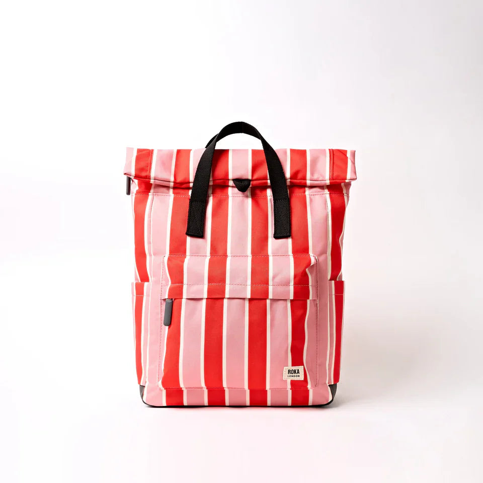 Canfield Medium Backpack in Seaside Stripe