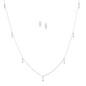 BBC's Anita Rani's Favs - Silver Layering Necklace and Matching Earrings - Vurchoo Ethical Earrings