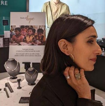 BBC's Anita Rani's Favs - Silver Layering Necklace and Matching Earrings - Vurchoo Ethical Earrings