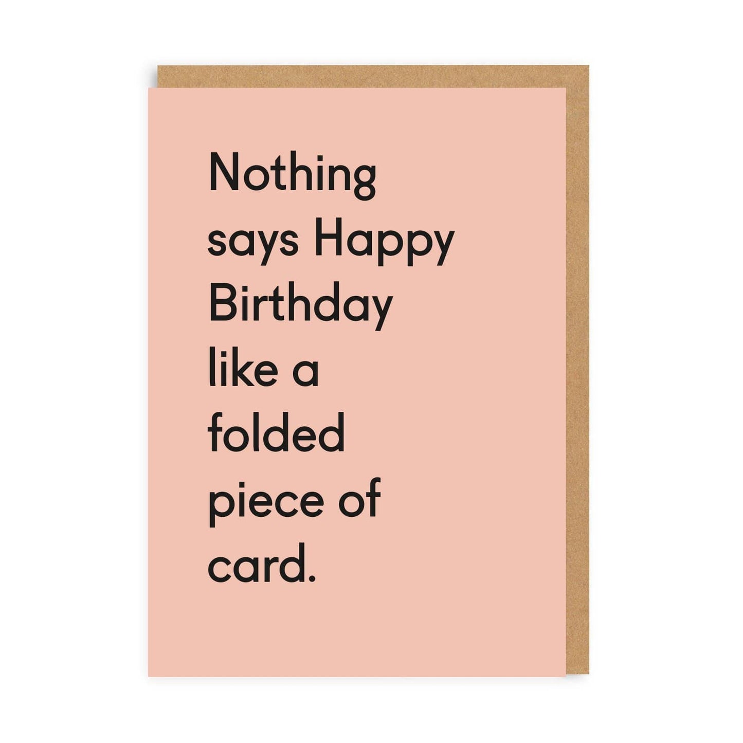 Folded Piece Of Card Birthday Card (3467)
